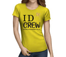 I Do Crew Colour Custom Hen T-Shirt - Any Name - Party Tee