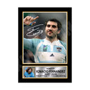 IGNACIO FERNANDEZ 1 Limited Edition Rugby Player Signed Print - Rugby