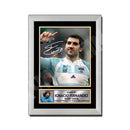 IGNACIO FERNANDEZ 1 Limited Edition Rugby Player Signed Print - Rugby