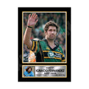 IGNACIO FERNANDEZ 2 Limited Edition Rugby Player Signed Print - Rugby