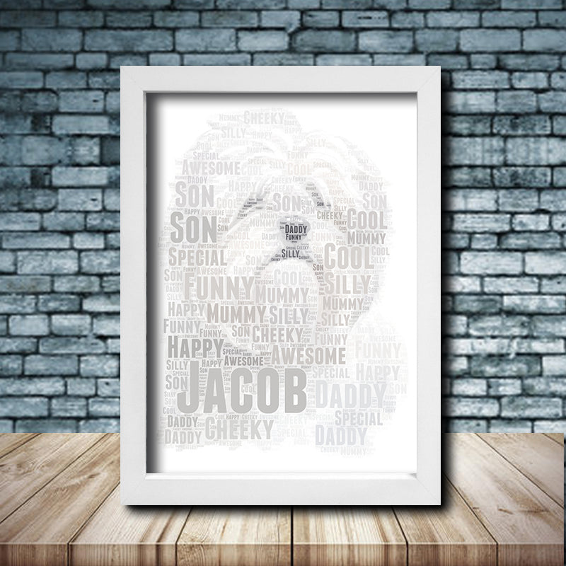 Personalised Ihasa Apso 1 Word Art Poster Print