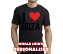 I Heart Black Custom Stag T-Shirt - Any Name - Party Tee
