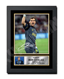 IKER CASILLAS Limited Edition Football Player Signed Print - Football