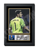 IKER CASILLAS 2 Limited Edition Football Player Signed Print - Football
