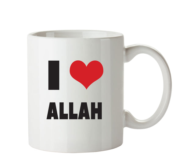 I LOVE ALLAH I Love Mug Personalised ADULT OFFICE MUG – printed mug product image 1