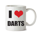 I LOVE DARTS I Love Mug Personalised ADULT OFFICE MUG