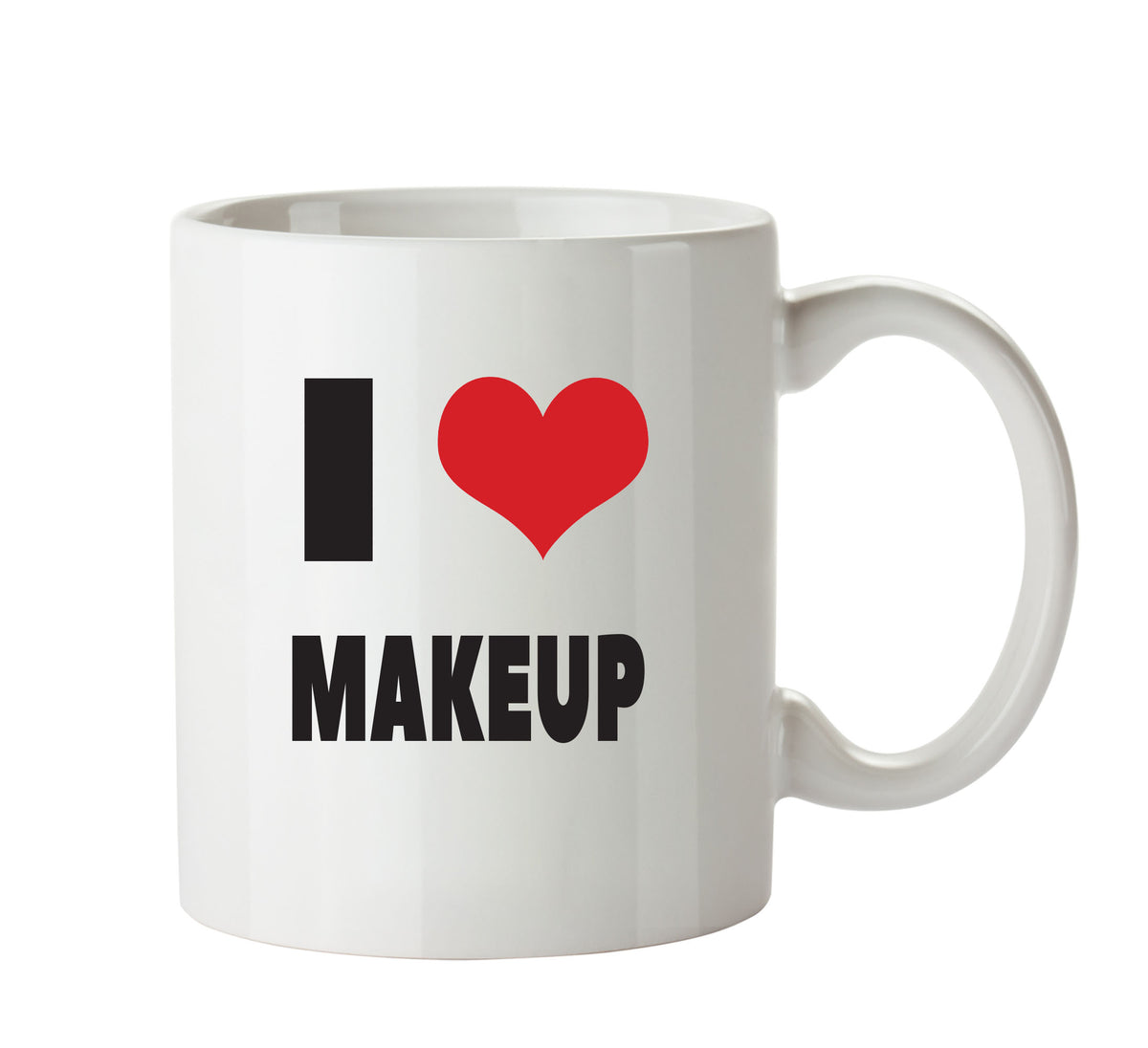 I LOVE MAKEUP I Love Mug Personalised ADULT OFFICE MUG – printed mug product image 1