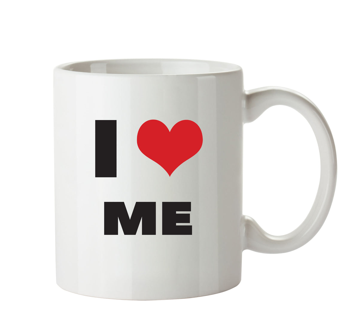 I LOVE ME I Love Mug Personalised ADULT OFFICE MUG – printed mug product image 1
