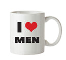 I LOVE MEN I Love Mug Personalised ADULT OFFICE MUG