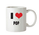 I LOVE POP I Love Mug Personalised ADULT OFFICE MUG