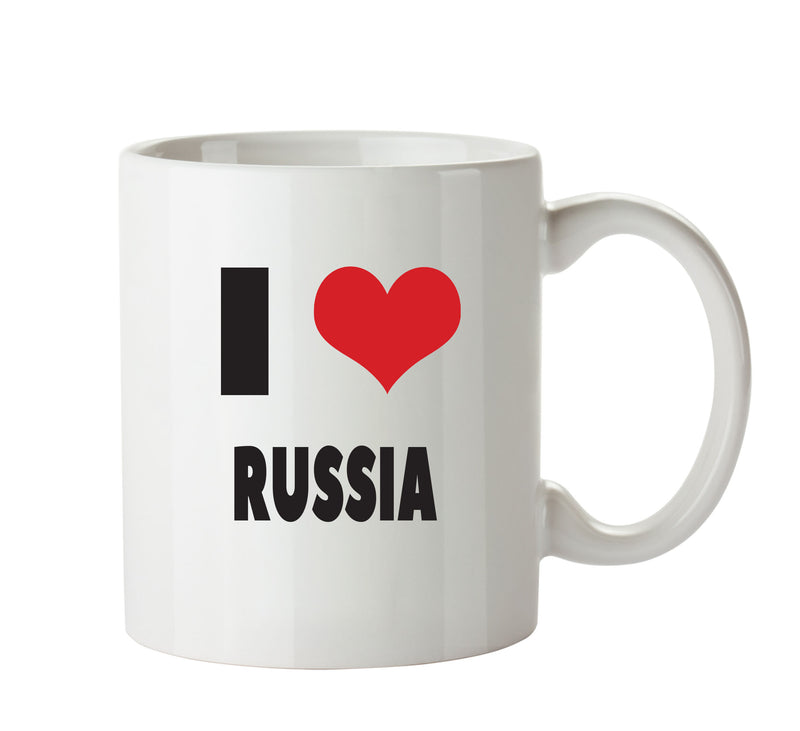 I LOVE RUSSIA I Love Mug Personalised ADULT OFFICE MUG