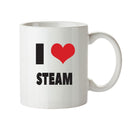 I LOVE STEAM I Love Mug Personalised ADULT OFFICE MUG