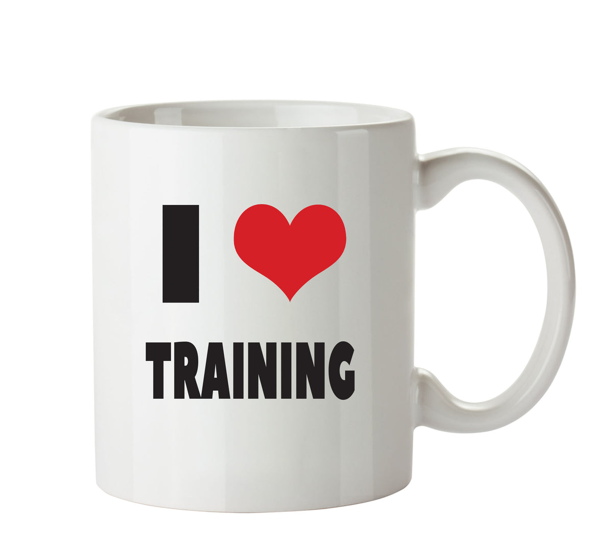 I LOVE TRAINING I Love Mug Personalised ADULT OFFICE MUG – printed mug product image 1
