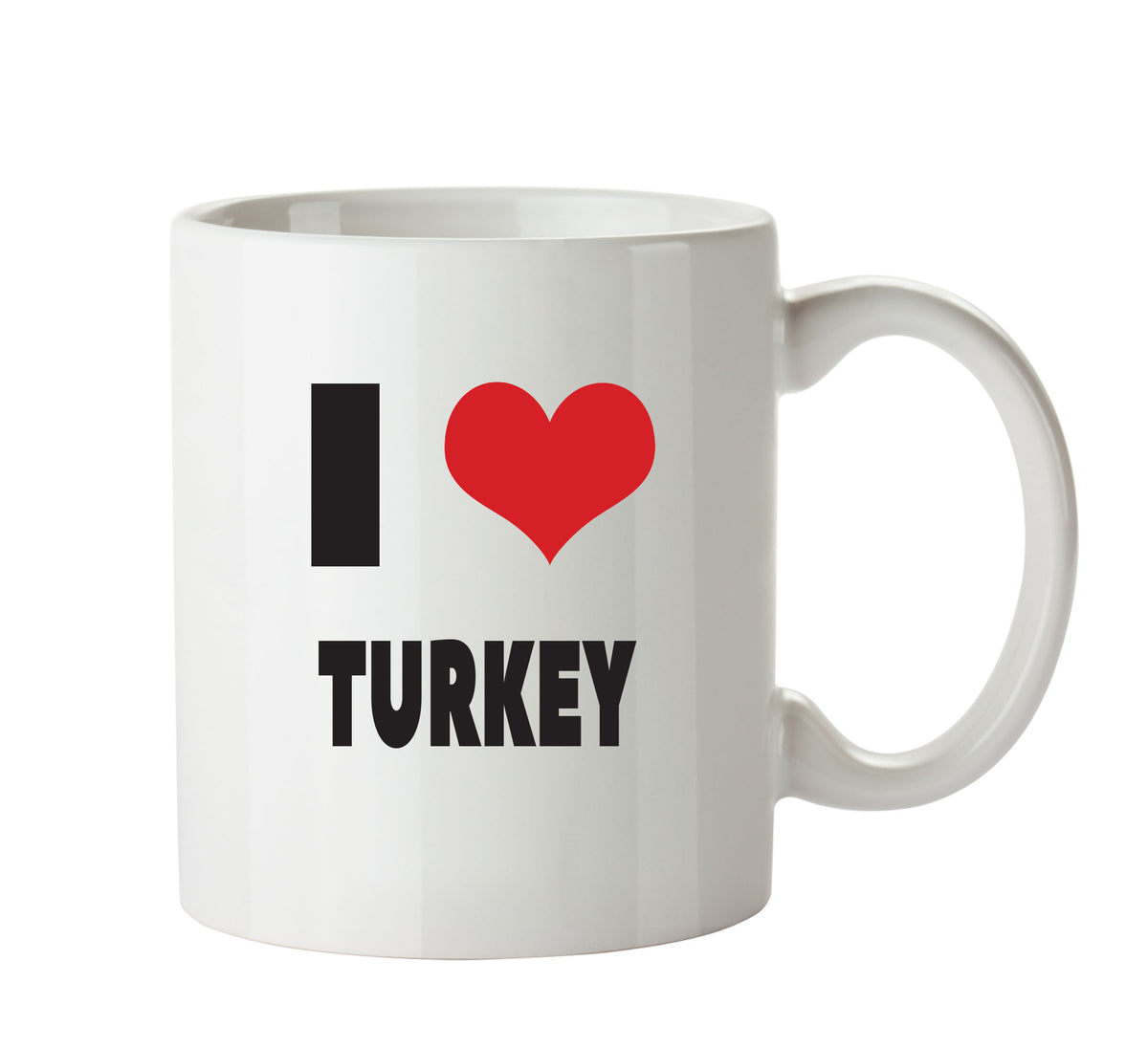 I LOVE TURKEY I Love Mug Personalised ADULT OFFICE MUG – printed mug product image 1
