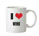 I LOVE WINE I Love Mug Personalised ADULT OFFICE MUG