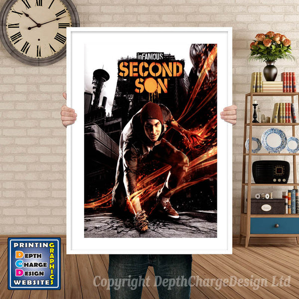 Infamous Second SON PS4 Game Inspired Theme PS4 Game Inspired Theme Retro