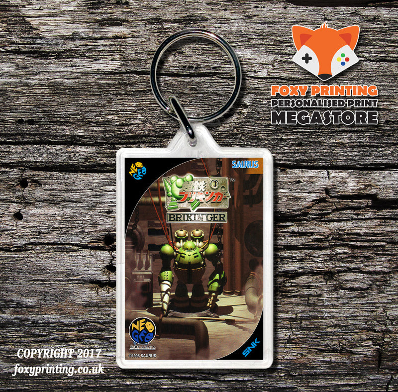 IRONCLAD BRINGER NEO GEO CD Game Inspired Retro Gaming Keyring