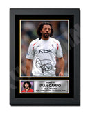 IVAN CAMPO 1 Limited Edition Football Player Signed Print - Football