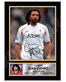IVAN CAMPO 1 Limited Edition Football Player Signed Print - Football