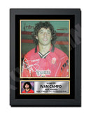 IVAN CAMPO 2 Limited Edition Football Player Signed Print - Football