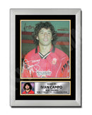 IVAN CAMPO 2 Limited Edition Football Player Signed Print - Football