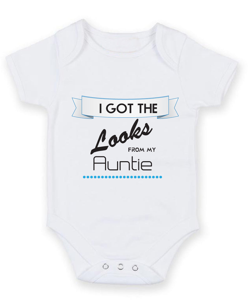 I Got the Looks from my Auntie Baby Grow Bodysuit