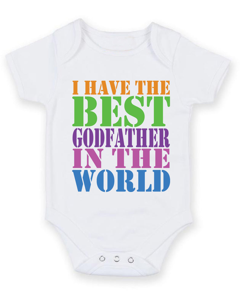 I Have the Best Godfather in the World Baby Grow Bodysuit