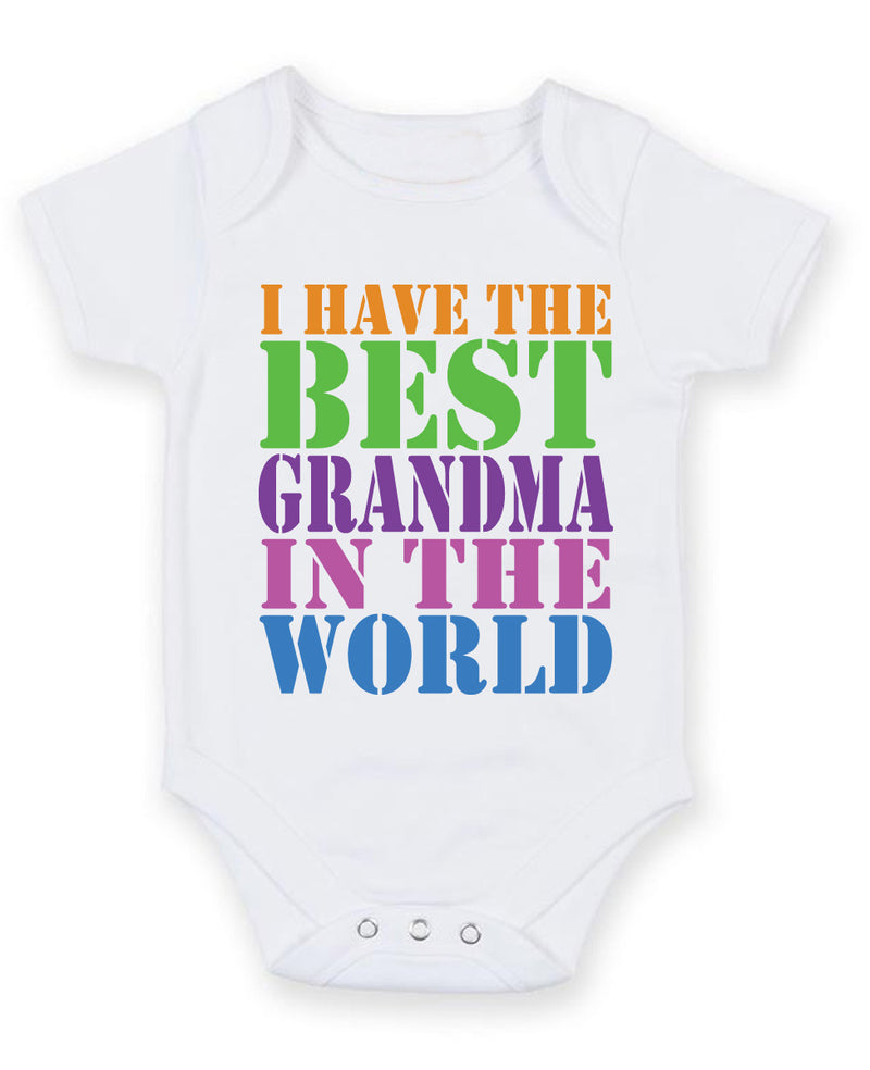 I Have the Best Grandma in the World Baby Grow Bodysuit