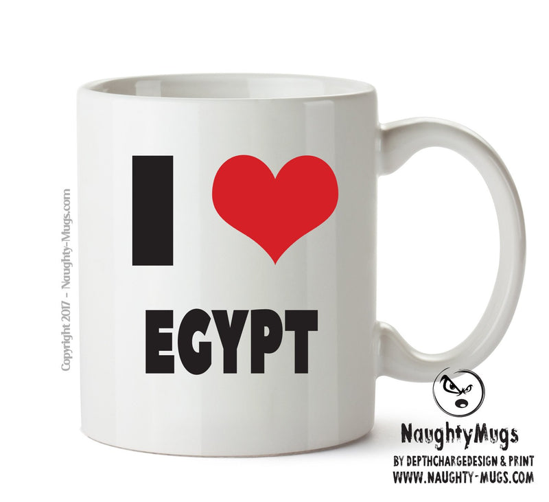 I LOVE EGYPT I Love Mug Personalised ADULT OFFICE MUG