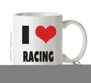I LOVE RACING I Love Mug Personalised ADULT OFFICE MUG
