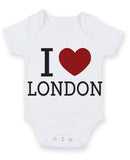 I Love London Baby Grow Bodysuit