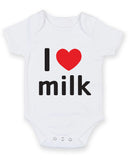 I Love Milk Baby Grow Bodysuit