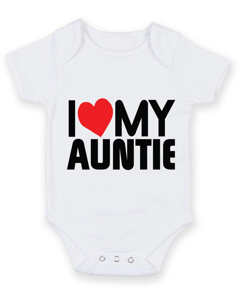 I Love My Auntie Baby Grow Bodysuit