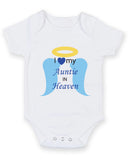 I Love My Auntie In Heaven Baby Grow Bodysuit
