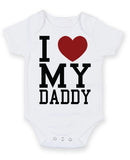 I Love My Daddy 2 Baby Grow Bodysuit