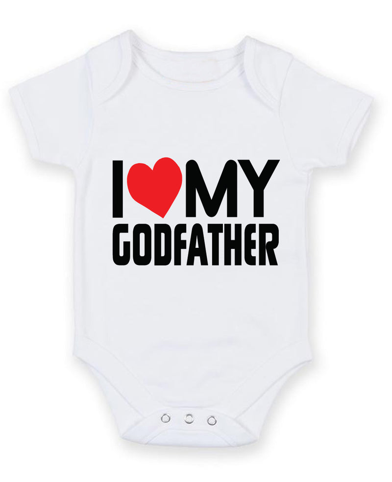 I Love My Godfather Baby Grow Bodysuit