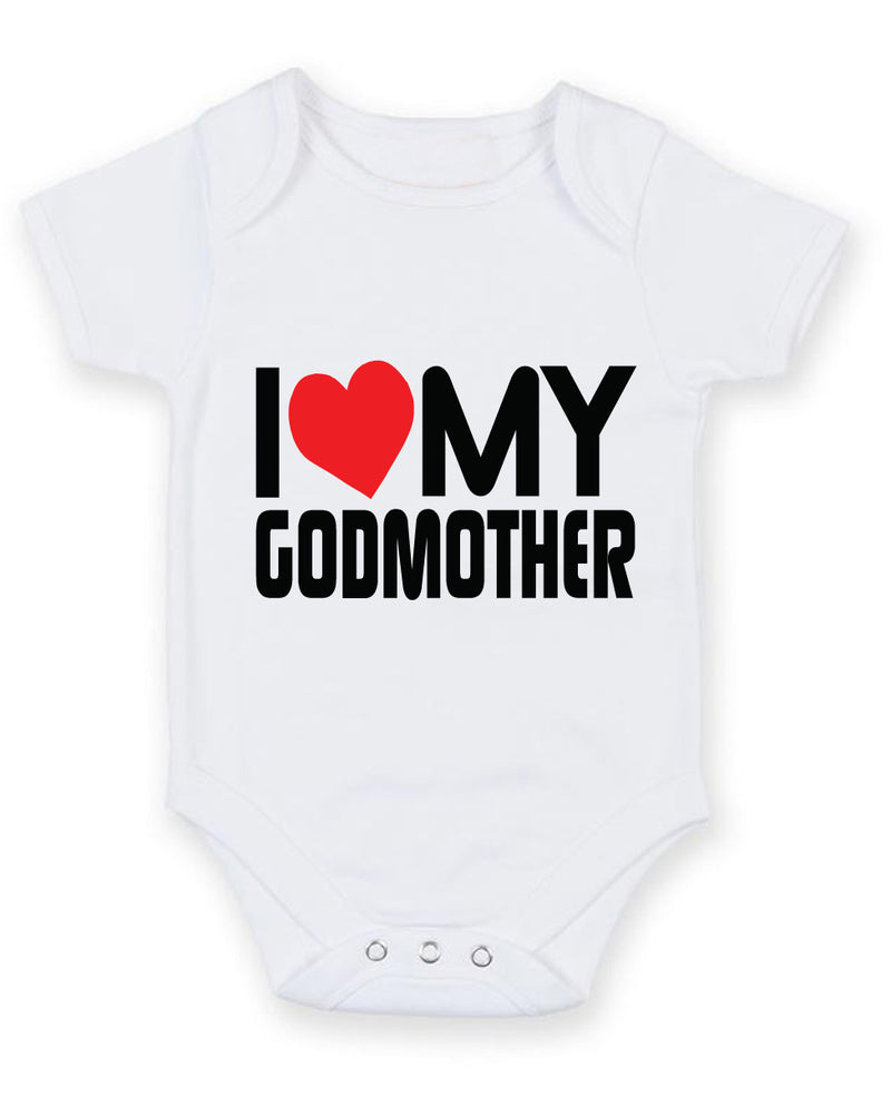 I Love My Godmother Baby Grow Bodysuit