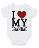I Love My Grandad 3 Baby Grow Bodysuit