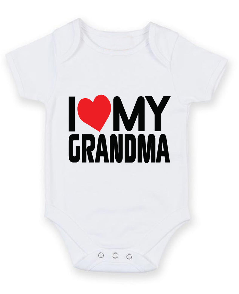 I Love My Grandma Baby Grow Bodysuit