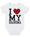 I Love My Grandma 2 Baby Grow Bodysuit