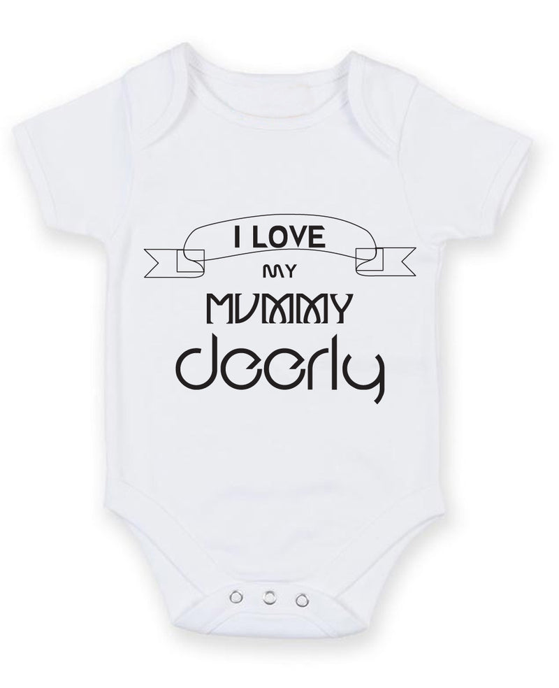 I Love My Mommy Deerly Baby Grow Bodysuit