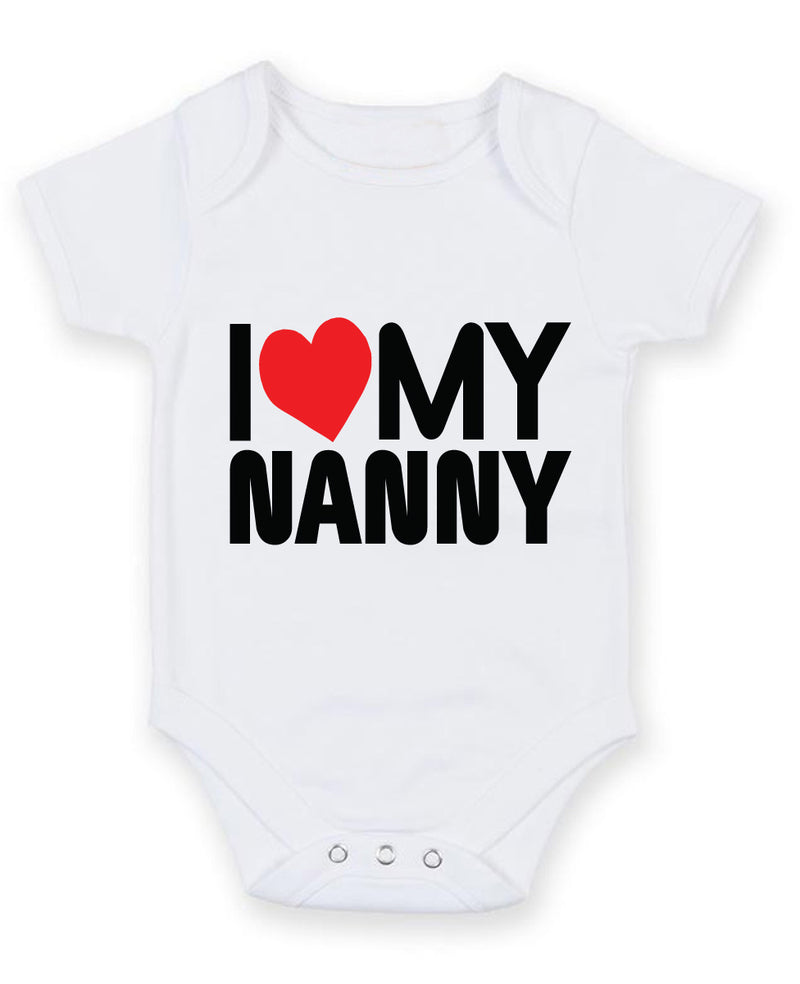 I Love My Nanny Baby Grow Bodysuit