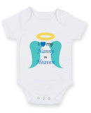I Love My Nanny In Heaven 2 Baby Grow Bodysuit