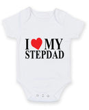 I Love My Stepdad Baby Grow Bodysuit