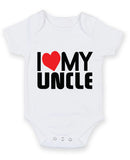 I Love My Uncle Baby Grow Bodysuit