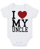 I Love My Uncle 2 Baby Grow Bodysuit