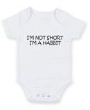 I Am Not Short Personalised Baby Boy Girl Unisex Short Sleeve Bodysuit