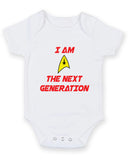 I am the next Generation Printed Baby Grow Bodysuit Boy Girl Unisex Gift