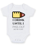 I Drink Until I Pass Out Personalised Baby Boy Girl Unisex Short Sleeve Bodysuit