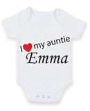 I love My Auntie Emma Baby Grow Bodysuit
